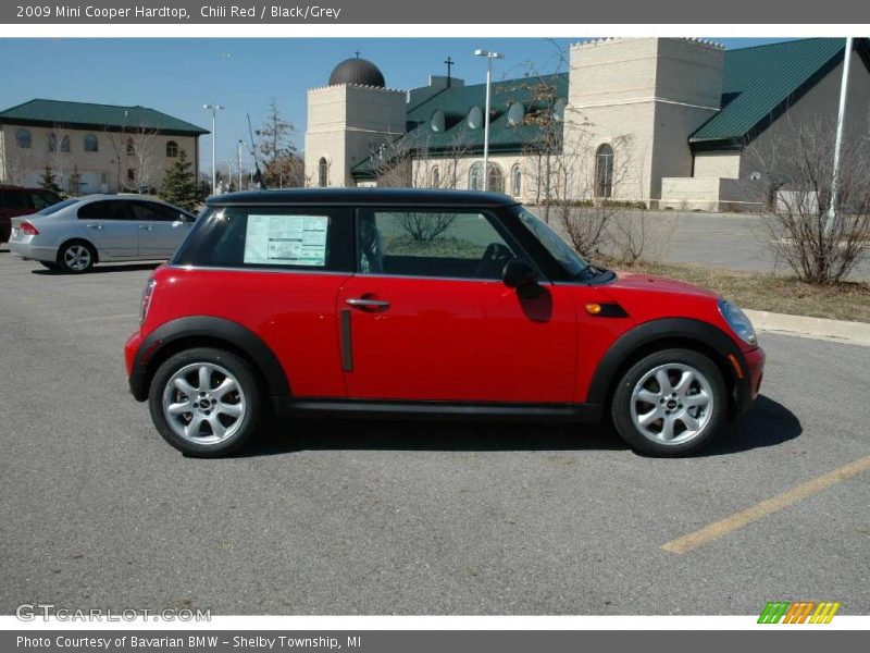 Chili Red / Black/Grey 2009 Mini Cooper Hardtop