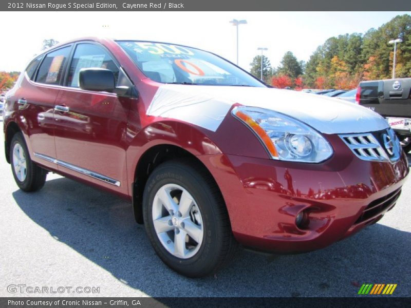 Cayenne Red / Black 2012 Nissan Rogue S Special Edition