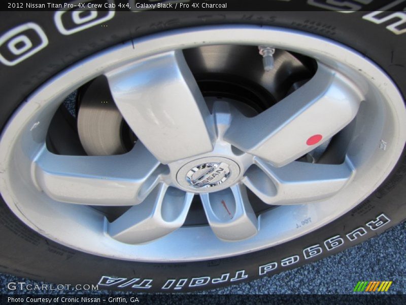 Galaxy Black / Pro 4X Charcoal 2012 Nissan Titan Pro-4X Crew Cab 4x4