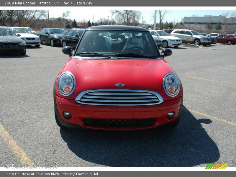 Chili Red / Black/Grey 2009 Mini Cooper Hardtop