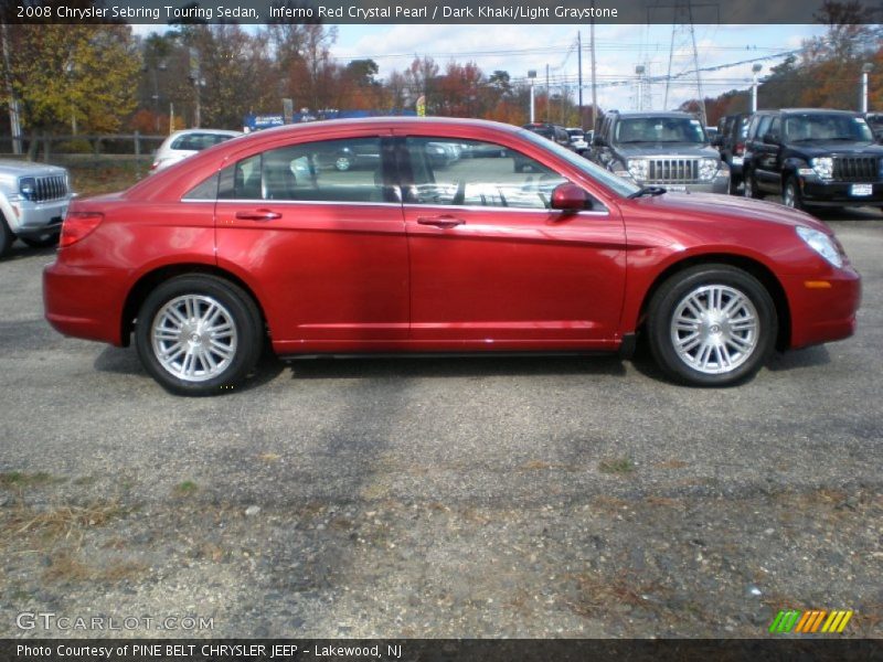  2008 Sebring Touring Sedan Inferno Red Crystal Pearl