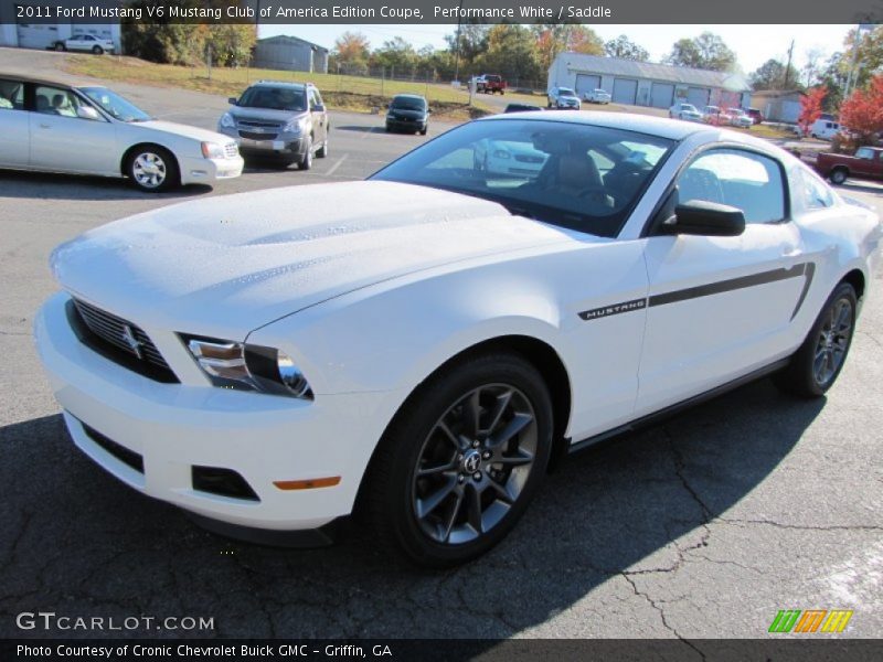 Performance White / Saddle 2011 Ford Mustang V6 Mustang Club of America Edition Coupe