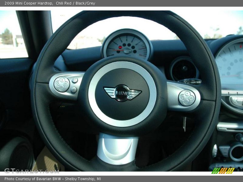 Chili Red / Black/Grey 2009 Mini Cooper Hardtop
