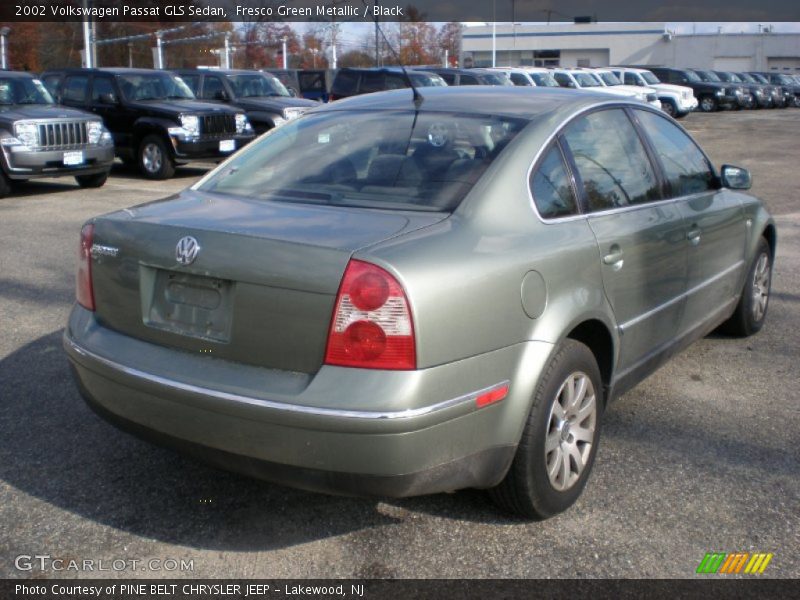 Fresco Green Metallic / Black 2002 Volkswagen Passat GLS Sedan