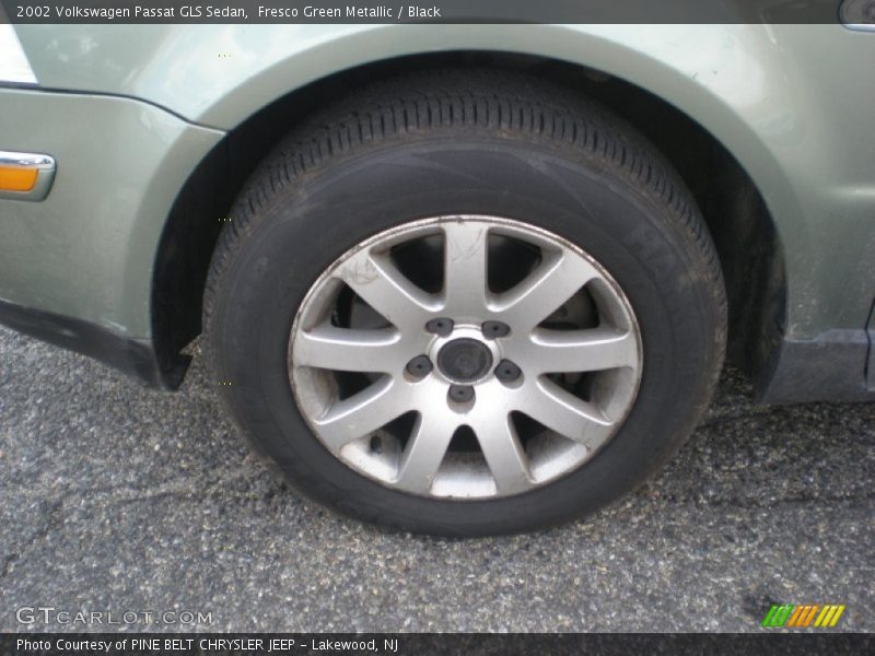 Fresco Green Metallic / Black 2002 Volkswagen Passat GLS Sedan