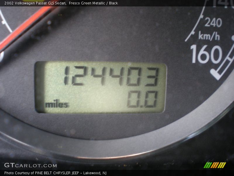Fresco Green Metallic / Black 2002 Volkswagen Passat GLS Sedan