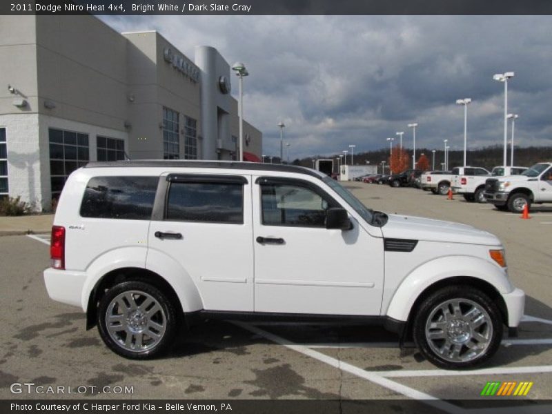 Bright White / Dark Slate Gray 2011 Dodge Nitro Heat 4x4