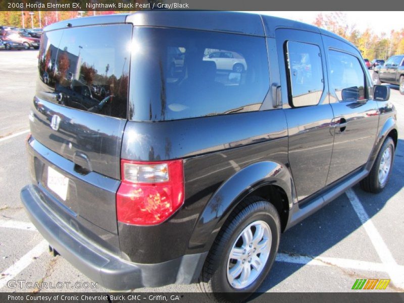 Nighthawk Black Pearl / Gray/Black 2008 Honda Element EX