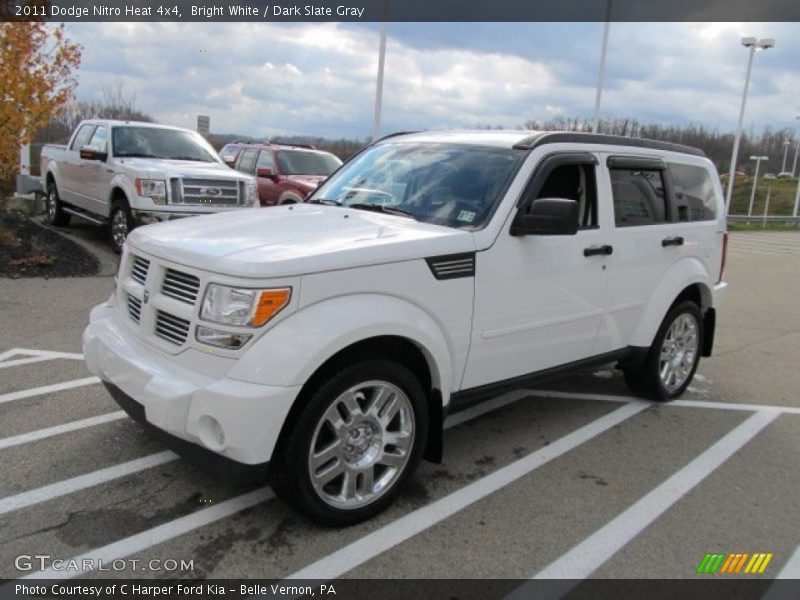 Bright White / Dark Slate Gray 2011 Dodge Nitro Heat 4x4