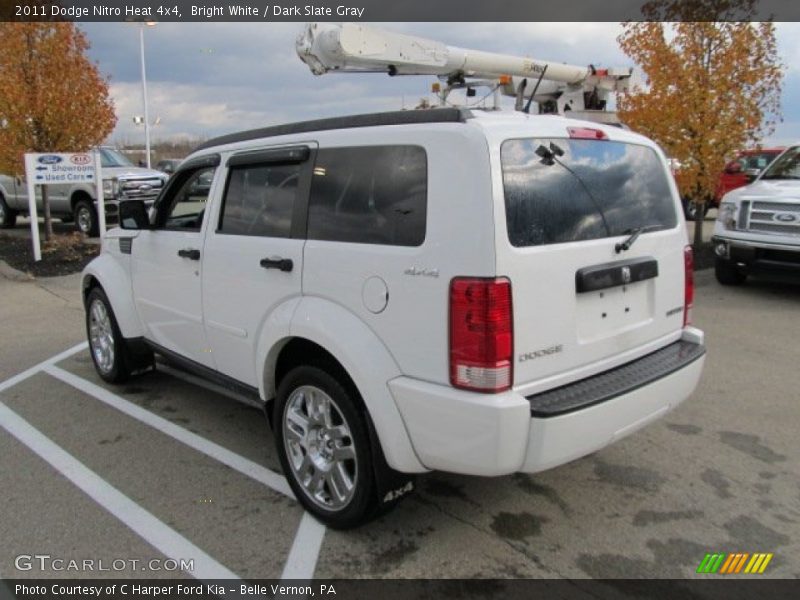 Bright White / Dark Slate Gray 2011 Dodge Nitro Heat 4x4