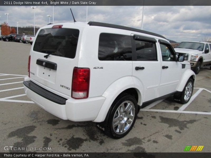 Bright White / Dark Slate Gray 2011 Dodge Nitro Heat 4x4