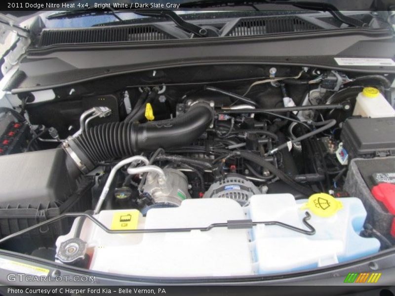 Bright White / Dark Slate Gray 2011 Dodge Nitro Heat 4x4