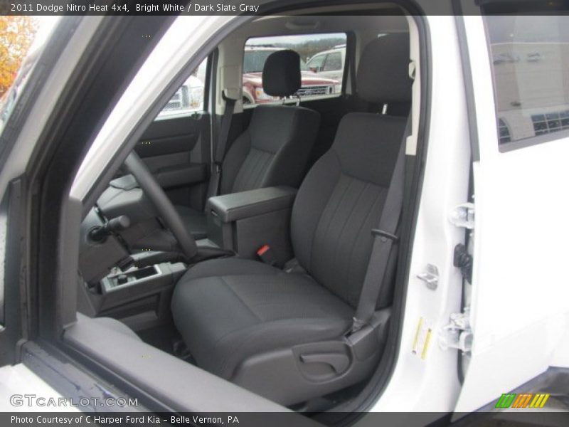 Bright White / Dark Slate Gray 2011 Dodge Nitro Heat 4x4