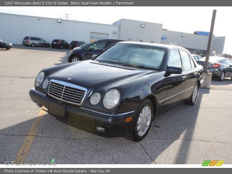 Black Opal Pearl Metallic / Parchment 1997 Mercedes-Benz E 300 D Sedan