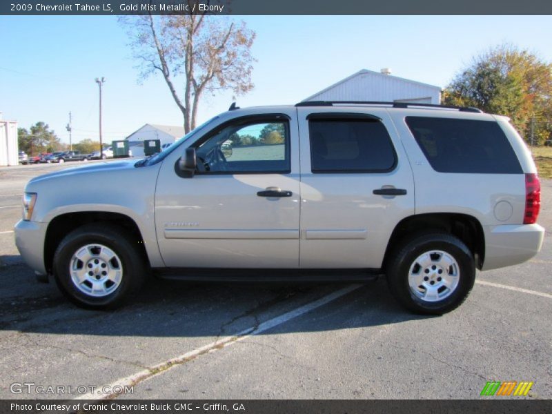 Gold Mist Metallic / Ebony 2009 Chevrolet Tahoe LS