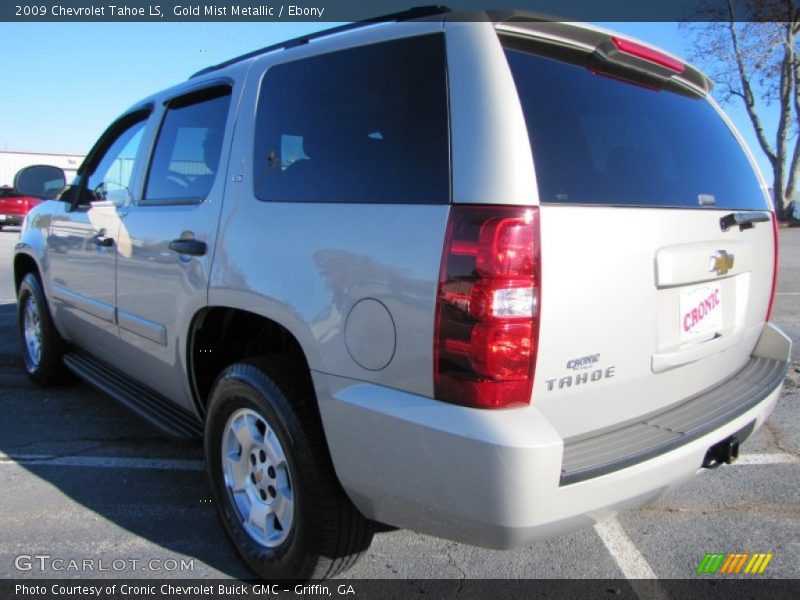 Gold Mist Metallic / Ebony 2009 Chevrolet Tahoe LS