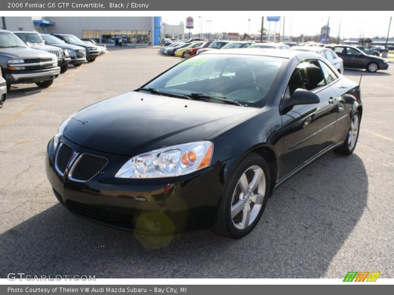 Black / Ebony 2006 Pontiac G6 GTP Convertible