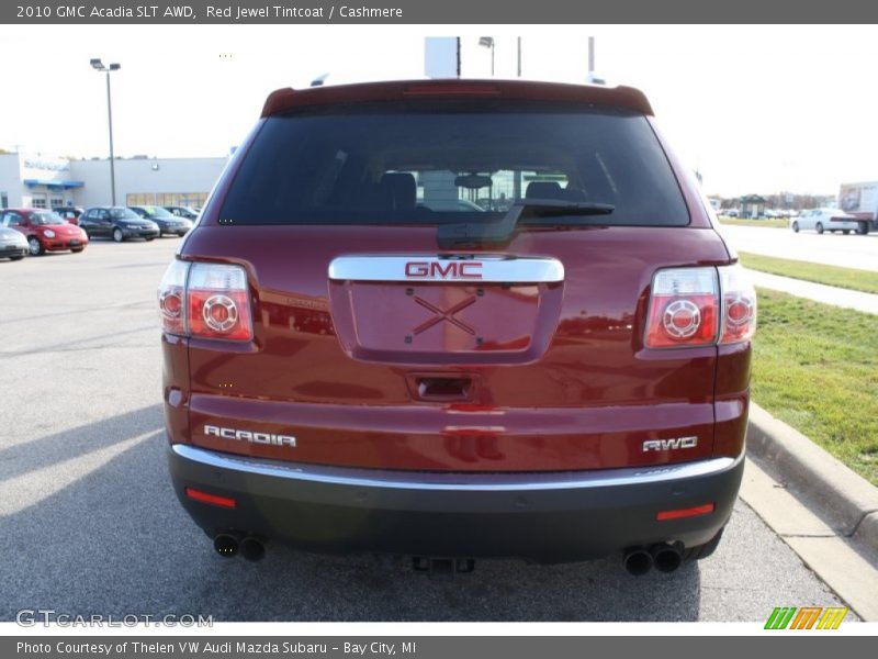 Red Jewel Tintcoat / Cashmere 2010 GMC Acadia SLT AWD