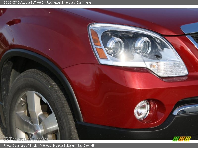 Red Jewel Tintcoat / Cashmere 2010 GMC Acadia SLT AWD