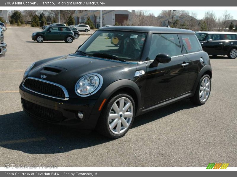 Midnight Black / Black/Grey 2009 Mini Cooper S Hardtop