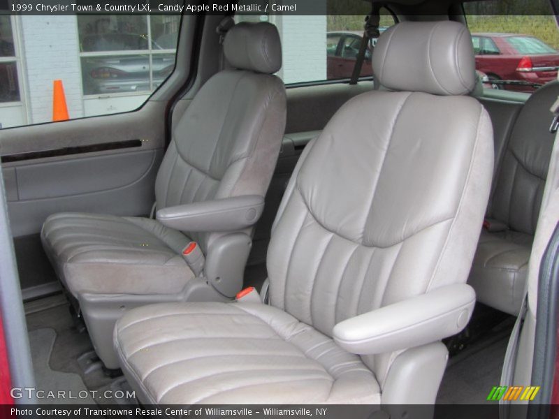 Candy Apple Red Metallic / Camel 1999 Chrysler Town & Country LXi