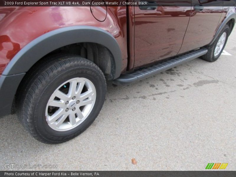 Dark Copper Metallic / Charcoal Black 2009 Ford Explorer Sport Trac XLT V8 4x4