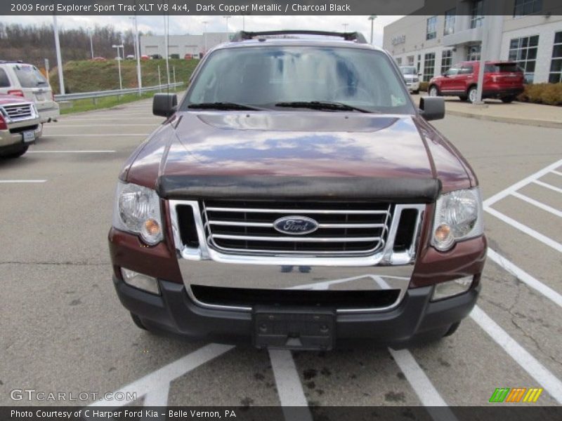 Dark Copper Metallic / Charcoal Black 2009 Ford Explorer Sport Trac XLT V8 4x4