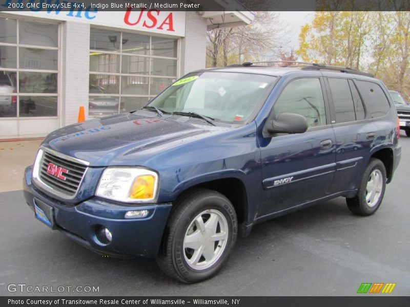 Indigo Blue Metallic / Medium Pewter 2002 GMC Envoy SLE 4x4