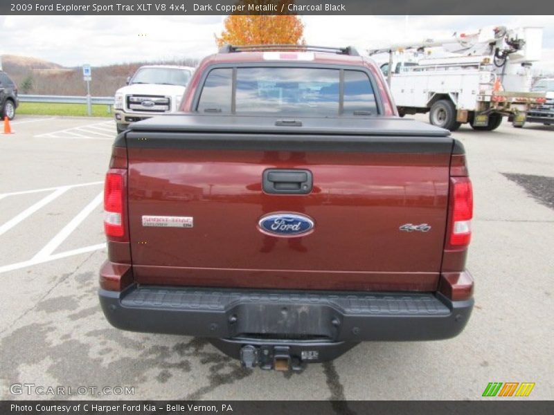 Dark Copper Metallic / Charcoal Black 2009 Ford Explorer Sport Trac XLT V8 4x4