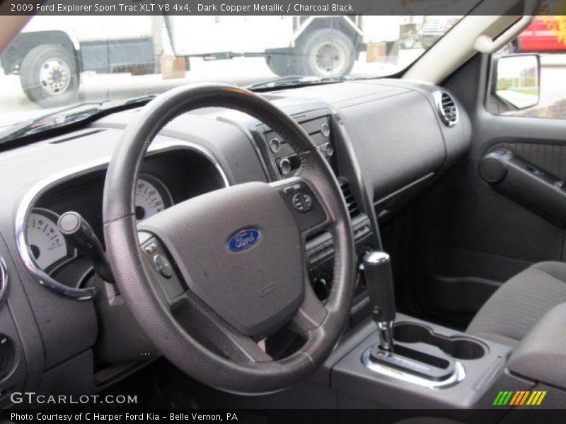Dark Copper Metallic / Charcoal Black 2009 Ford Explorer Sport Trac XLT V8 4x4