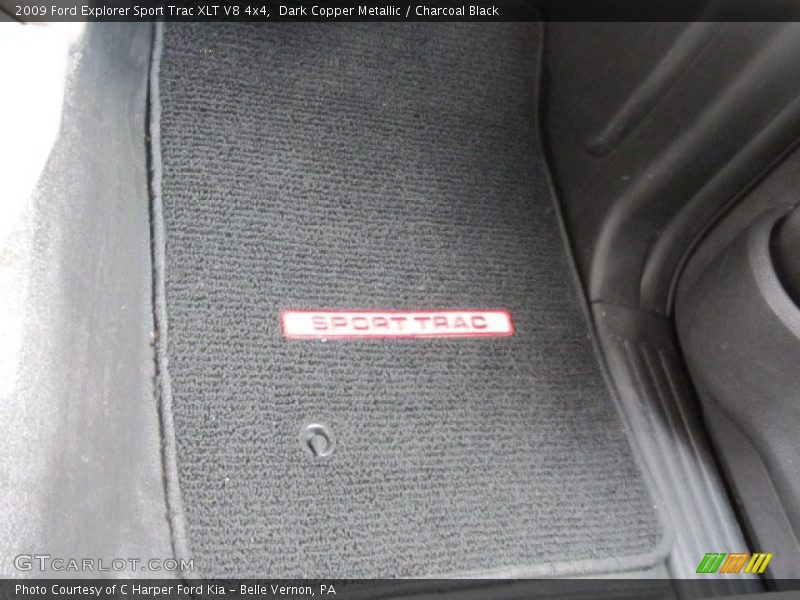 Dark Copper Metallic / Charcoal Black 2009 Ford Explorer Sport Trac XLT V8 4x4
