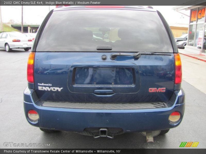 Indigo Blue Metallic / Medium Pewter 2002 GMC Envoy SLE 4x4