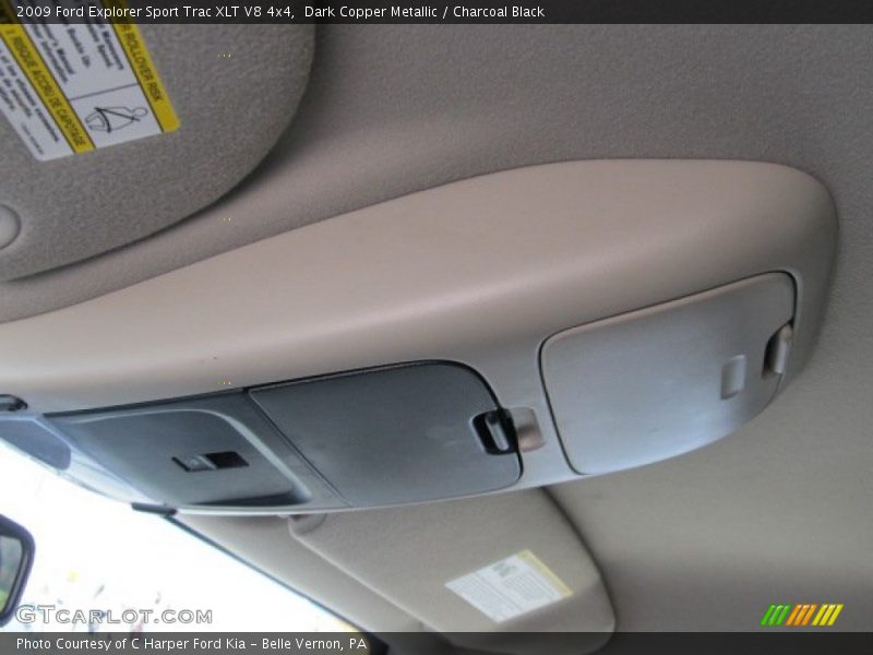 Dark Copper Metallic / Charcoal Black 2009 Ford Explorer Sport Trac XLT V8 4x4