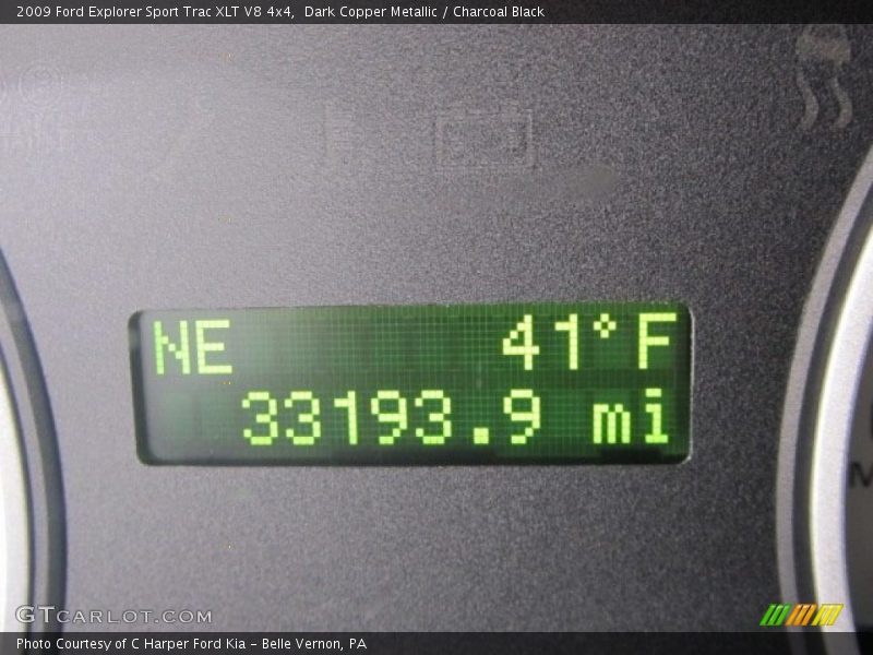 Dark Copper Metallic / Charcoal Black 2009 Ford Explorer Sport Trac XLT V8 4x4