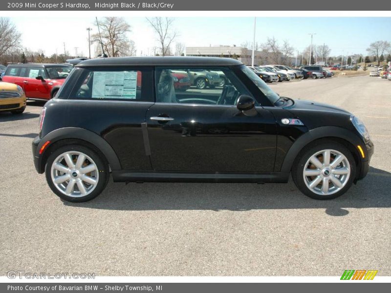 Midnight Black / Black/Grey 2009 Mini Cooper S Hardtop