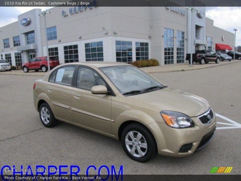 Cashmere Beige / Beige 2010 Kia Rio LX Sedan