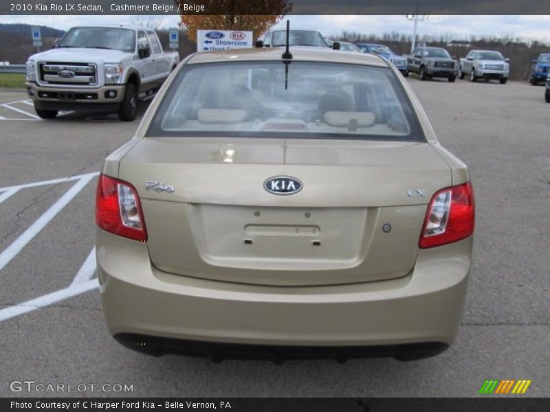 Cashmere Beige / Beige 2010 Kia Rio LX Sedan