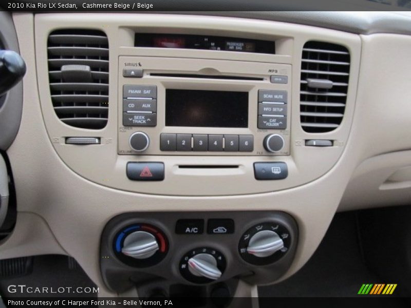 Cashmere Beige / Beige 2010 Kia Rio LX Sedan