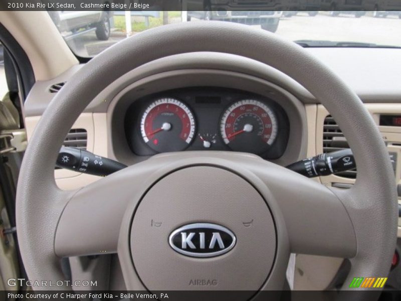 Cashmere Beige / Beige 2010 Kia Rio LX Sedan