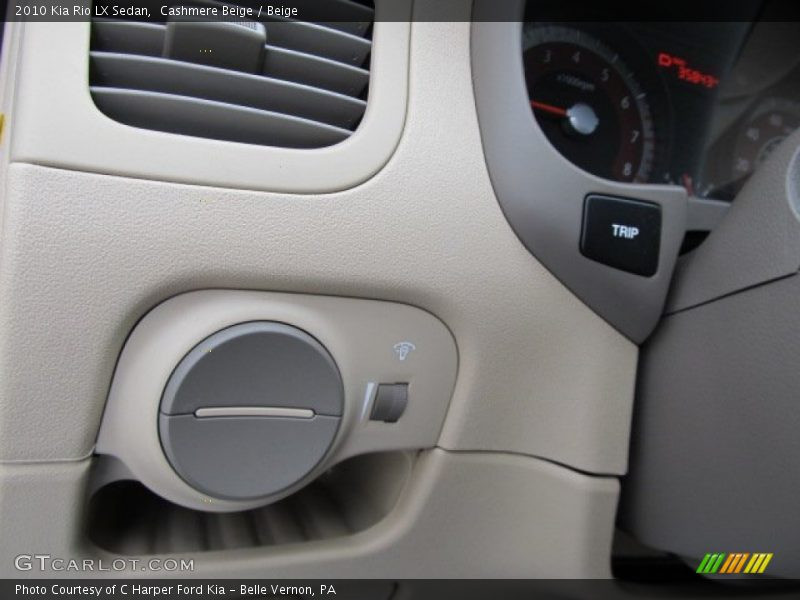 Cashmere Beige / Beige 2010 Kia Rio LX Sedan
