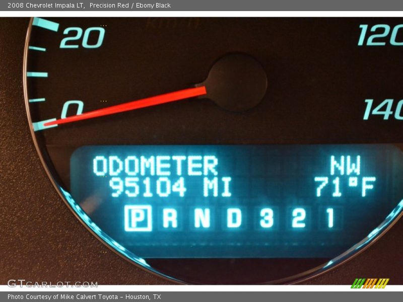 Precision Red / Ebony Black 2008 Chevrolet Impala LT