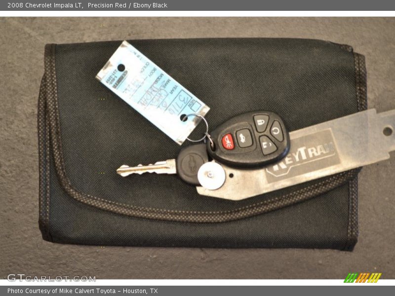 Precision Red / Ebony Black 2008 Chevrolet Impala LT