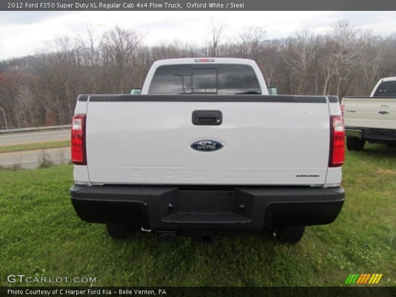 Oxford White / Steel 2012 Ford F350 Super Duty XL Regular Cab 4x4 Plow Truck