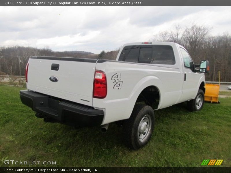  2012 F350 Super Duty XL Regular Cab 4x4 Plow Truck Oxford White