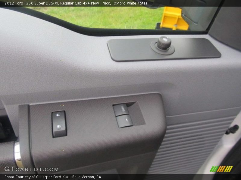 Oxford White / Steel 2012 Ford F350 Super Duty XL Regular Cab 4x4 Plow Truck