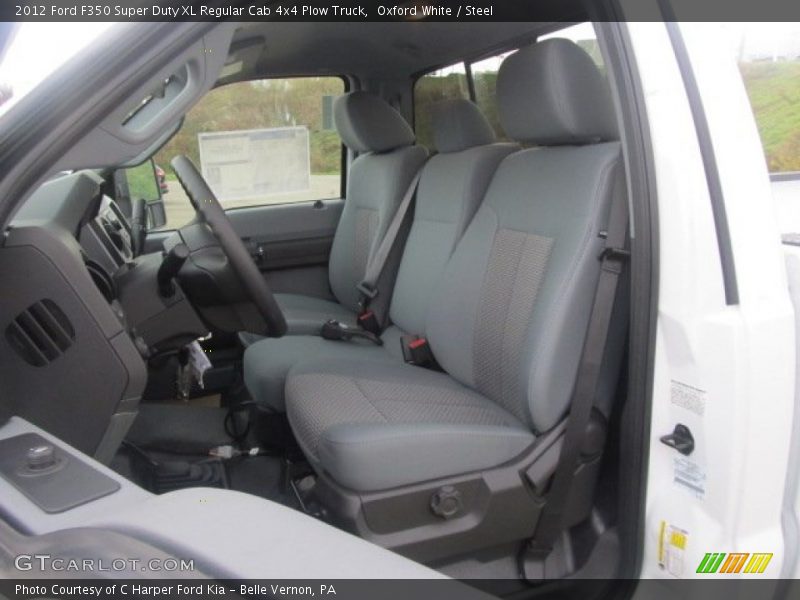 Oxford White / Steel 2012 Ford F350 Super Duty XL Regular Cab 4x4 Plow Truck