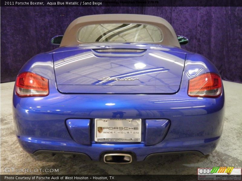 Aqua Blue Metallic / Sand Beige 2011 Porsche Boxster