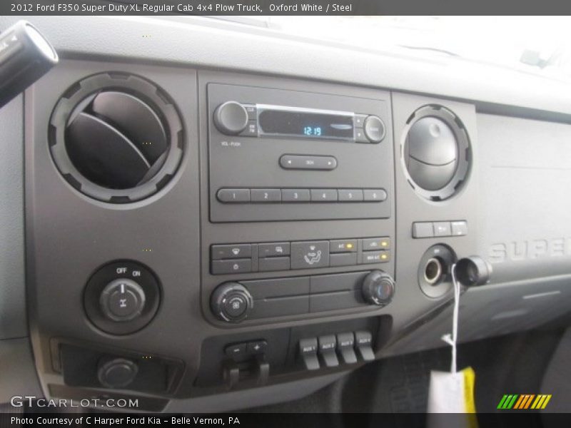 Controls of 2012 F350 Super Duty XL Regular Cab 4x4 Plow Truck