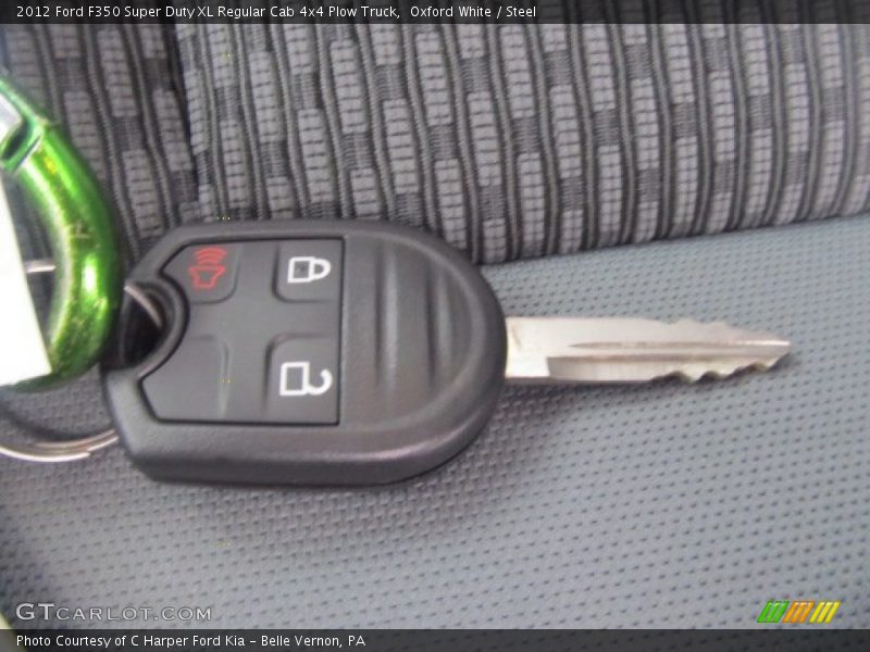 Keys of 2012 F350 Super Duty XL Regular Cab 4x4 Plow Truck