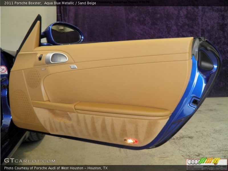 Aqua Blue Metallic / Sand Beige 2011 Porsche Boxster